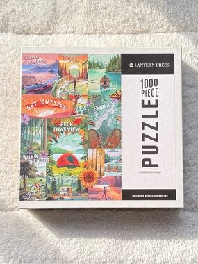 LANTERN PRESS High Quality 1000 Piece "Get Outside” Puzzle